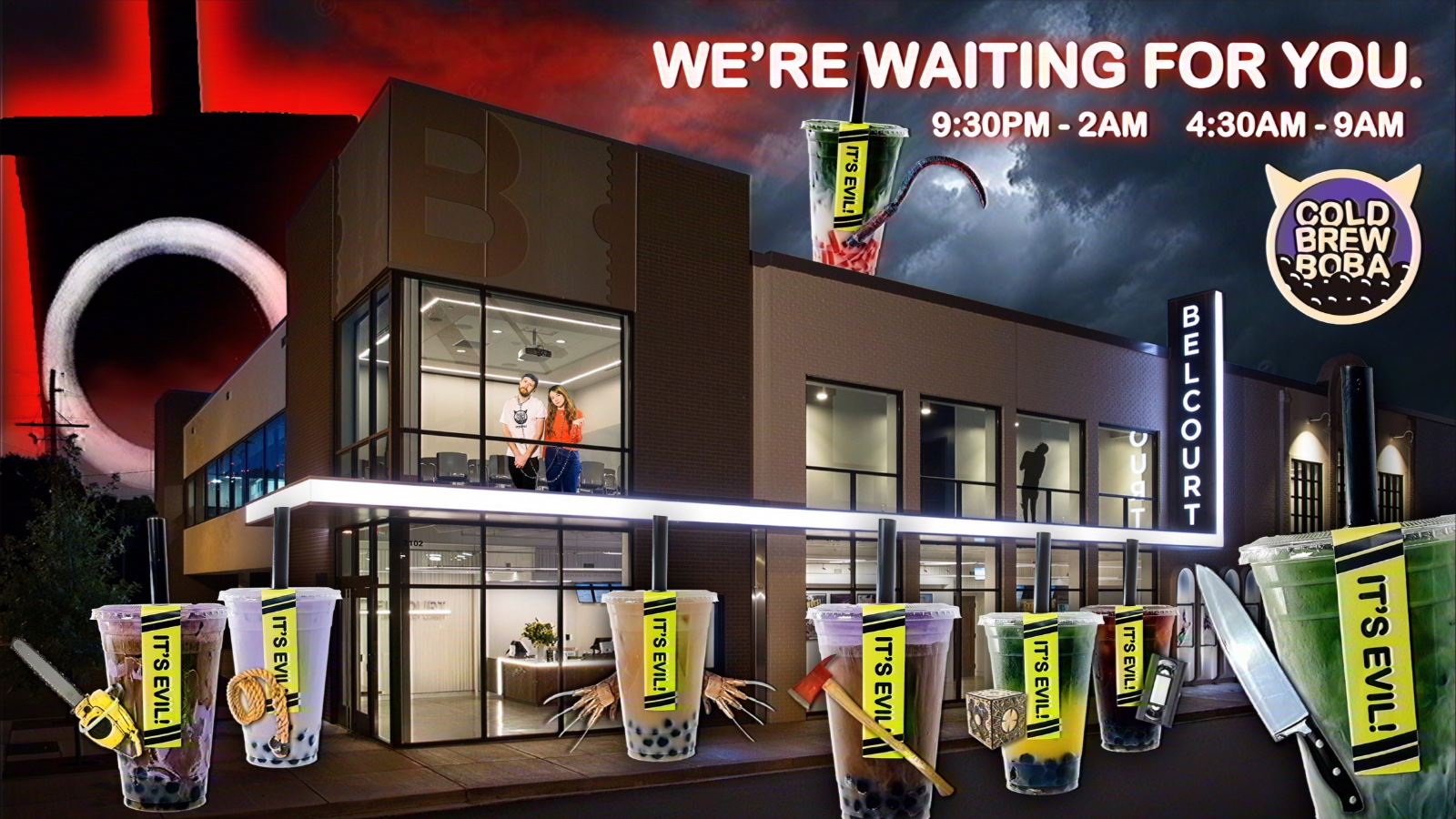 12 Hours of Terror event promo at Belcourt