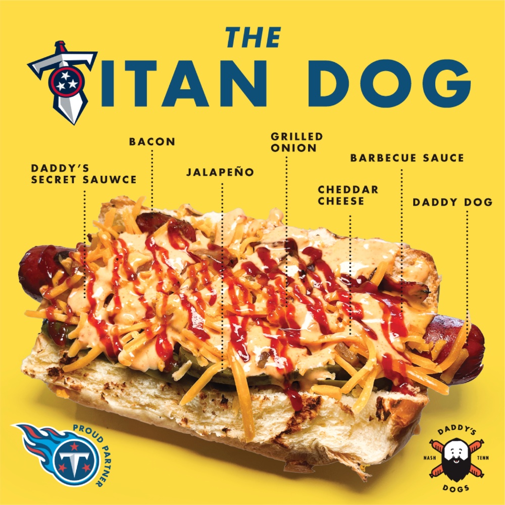 The Titan Dog — menu breakdown