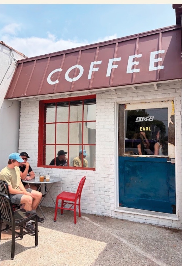Earl coffee shop storefront