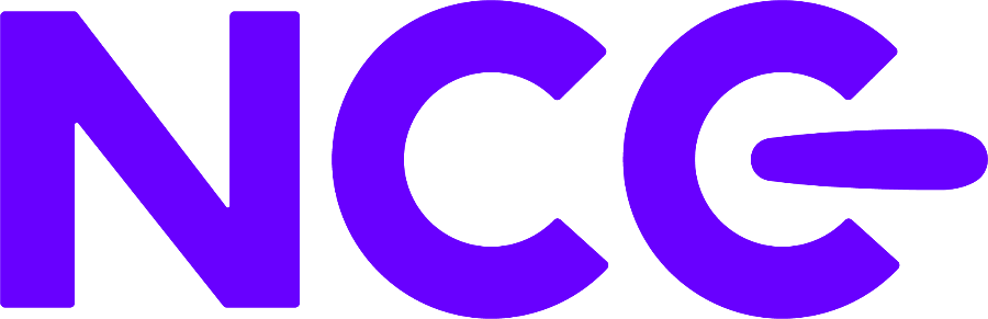 NCG lettermark — purple