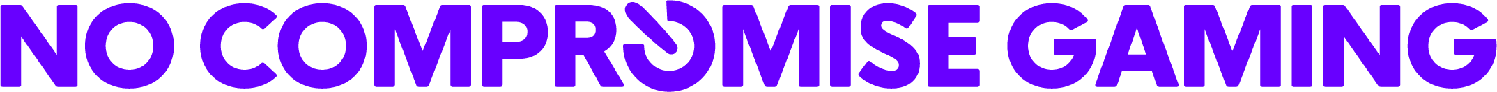 No Compromise Gaming wordmark — violet
